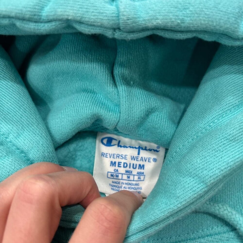 Teal Champion Hoodie - Picture 3 of 4